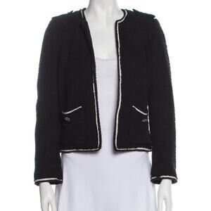 The Kooples Textured Blazer Jacket Size 38 6 Office Event Cardigan Designer
